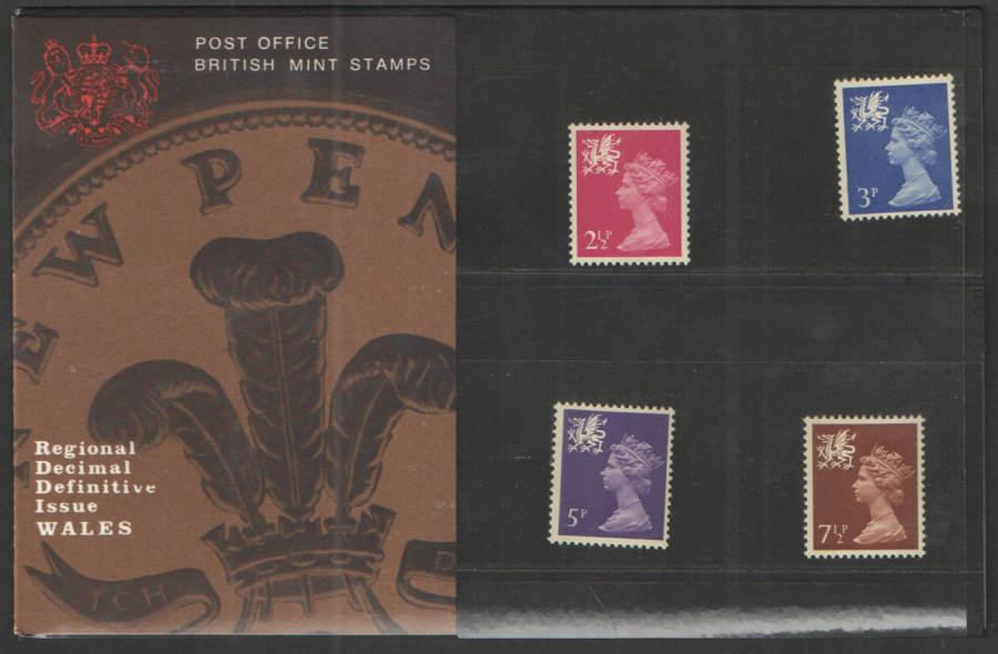 1971 Wales Definitive Royal Mail Presentation Pack 28